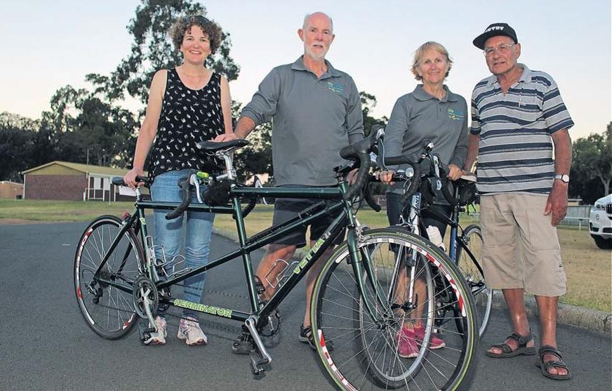 Fundraising ride winds its way south
