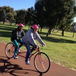Two new riders - go girls!